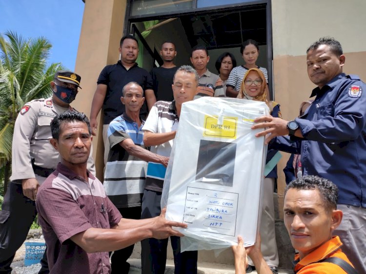 Pengamanan Logistik Pemilu 2024 Berlangsung Lancar di Kecamatan Talibura, Kabupaten Sikka