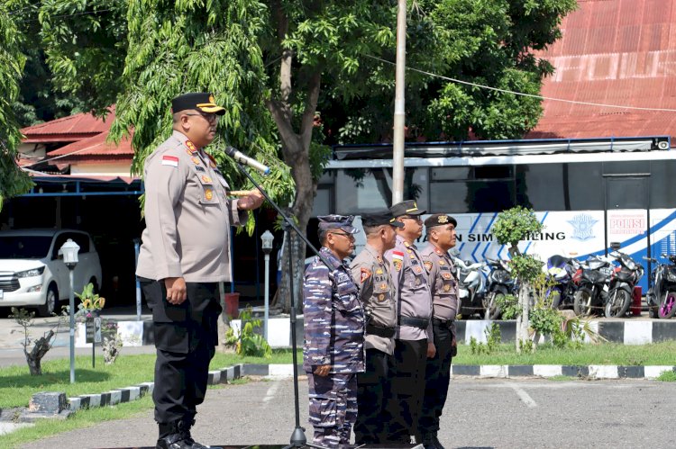 Patroli Gabungan TNI-Polri Ciptakan Kondisi Kamtibmas Aman pada Hari H Pemilu 2024 di Maumere