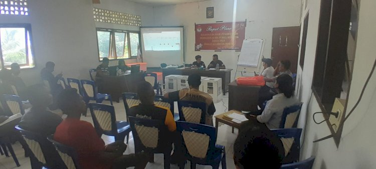 Rapat Pleno Penghitungan Suara Pemilu 2024 di Kecamatan Doreng, Sikka, Berlangsung Aman dan Terkontrol