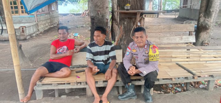 Bripka Yance Lakukan Kegiatan Sambang di Dusun Kolisia, Desa Kolisia B