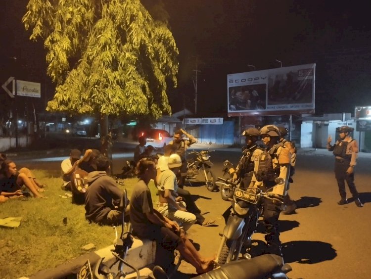 Unit Turjawali Samapta Polres Sikka Tingkatkan Patroli Malam Hari