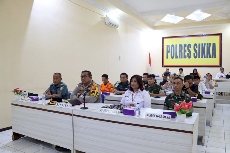 Rapat Koordinasi Lintas Sektoral Siapkan Operasi Ketupat Turangga 2024 untuk Menjaga Keamanan dan Kenyamanan Masyarakat Kabupaten Sikka