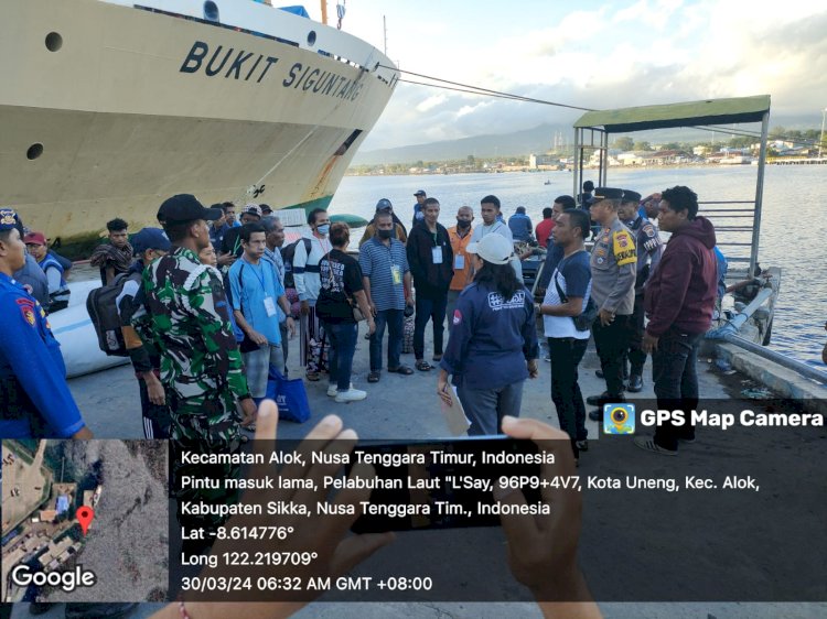 Kabag Ops Pimpin Monitoring Pemulangan Lanjutan 17 Pekerja Migran Asal NTT