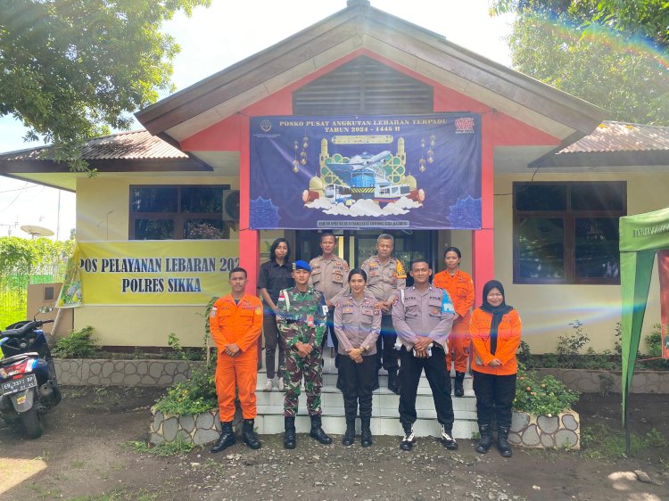 Kawasops Ipda Nyoman Ariasa Memimpin Pengawasan Operasi Ketupat Turangga 2024 di Polres Sikka
