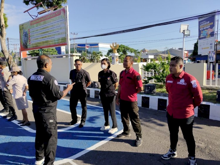 Tingkatkan Wujud Disiplin, Polres Sikka Gelar Apel Fungsi