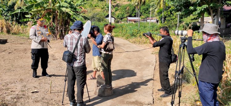 Kapolres Sikka Menjadi Narasumber dalam Program Presisi Melayani di Kompas TV