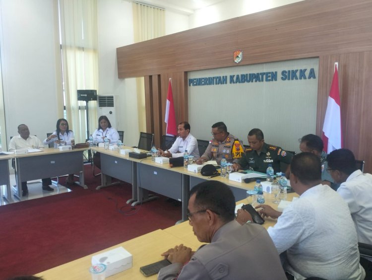 Rapat Koordinasi Penyelesaian Masalah HGU dan Penggunaan Medsos Menjelang Pilkada Sikka Berlangsung Lancar