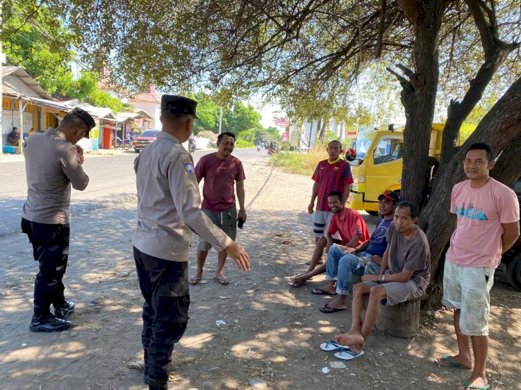 Upaya Polres Sikka: Himbauan Kamtibmas di Madawat Disambut Antusias Warga