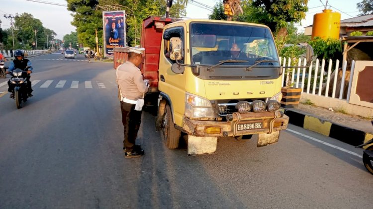 Satlantas Rutin Laksanakan Operasi Penertiban Ranmor di Wilayah Hukum Polres Sikka