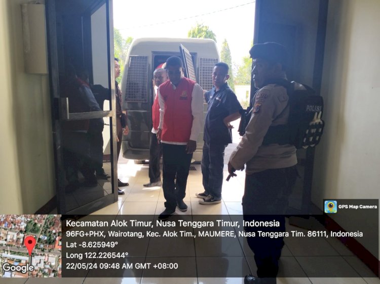 Pengawalan dan Pengamanan Tahanan di Pengadilan Negeri Maumere Berjalan Lancar