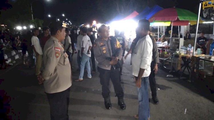 Patroli Perintis Presisi dan KRYD Sat Samapta Polres Sikka: Meningkatkan Keamanan di Area Car Free Night