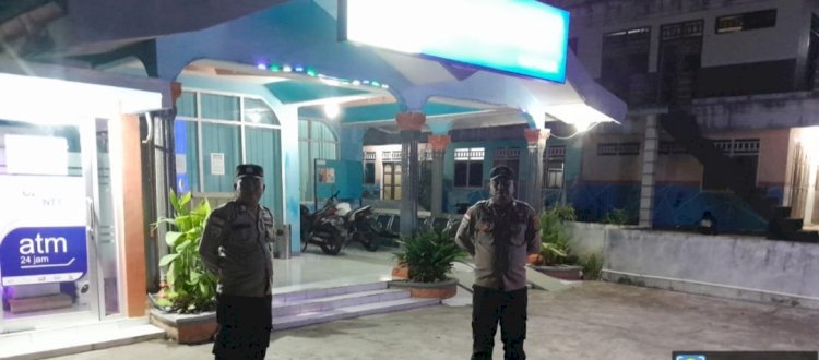 Tingkatkan Kondusifitas, Polsek Paga  Gelar Patroli Rutin obyek vital  di Wilayah Hukumnya.