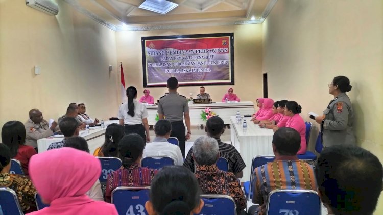 PELAKSANAAN GIAT SIDANG PEMBINAAN PERKAWINAN BADAN PEMBANTU PENASEHAT PERKAWINAN  PERCERAIAN DAN RUJUK (BP4R)  POLRES SIKKA