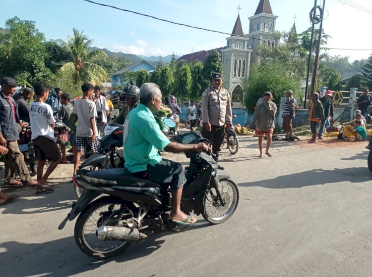 PATROLI DAN PENGATURAN LALU LINTAS PASAR LEKEBAI