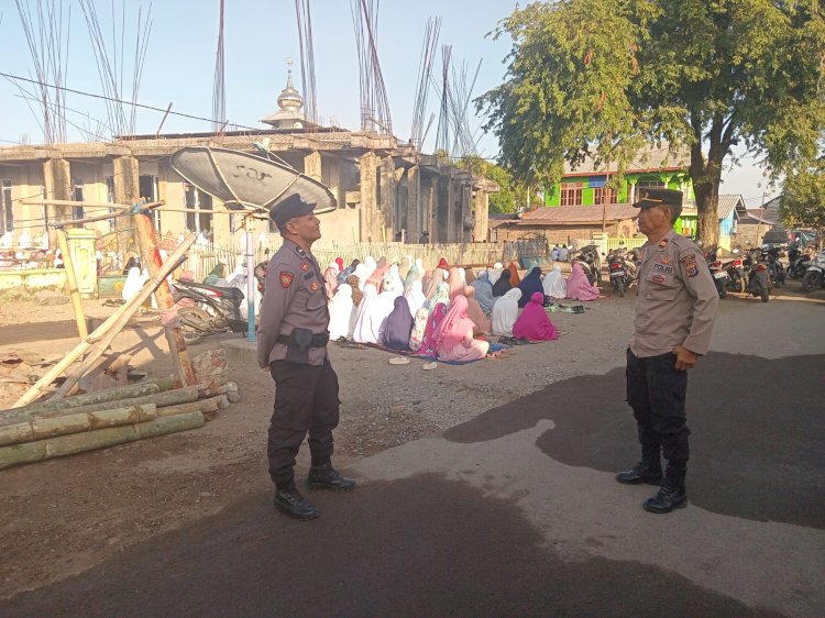 Kegiatan Sholat Idul Adha di Masjid Baitulhamid Berlangsung Aman dan Khidmat