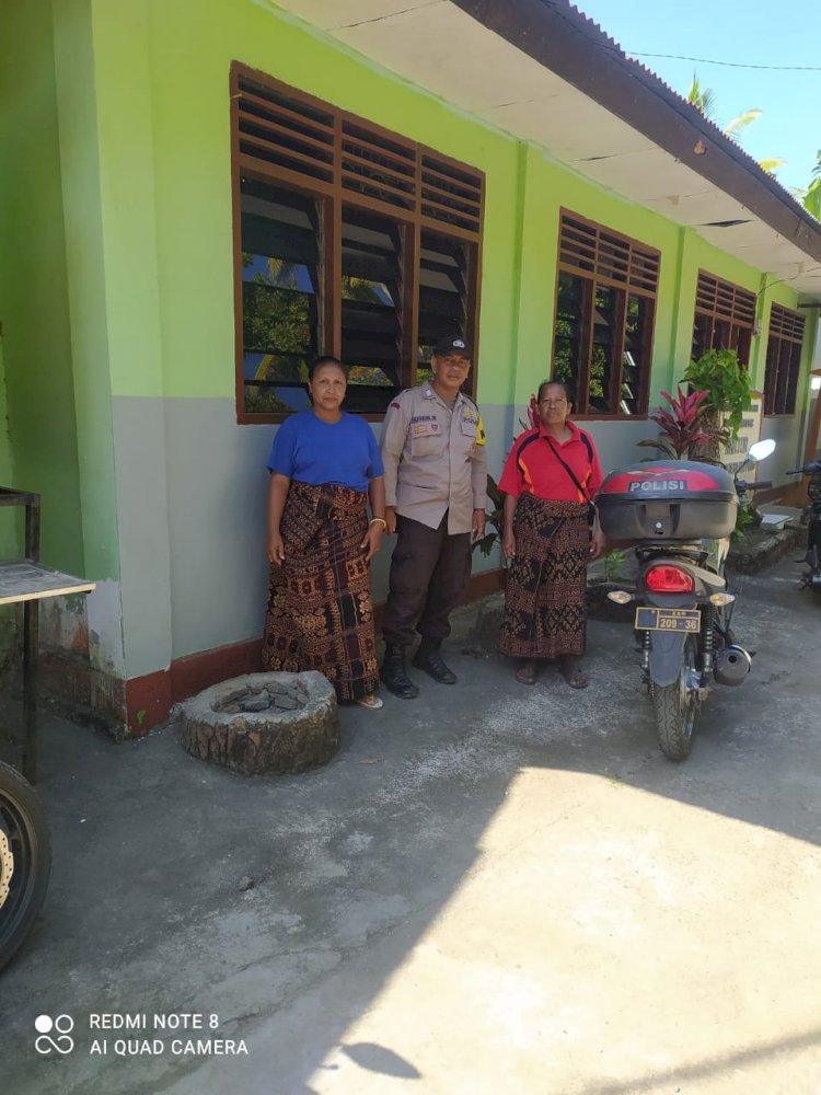 Bhabinkamtibmas Sambang Warga Desa Binaan Wujudkan Kemitraan