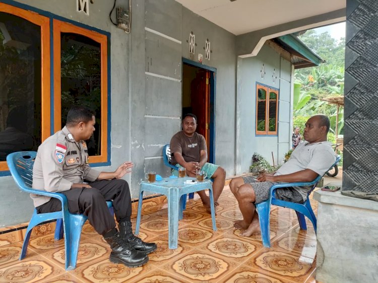 WUJUDKAN POLRI PRESISI, BHABINKAMTIBMAS SAMBANG WARGA