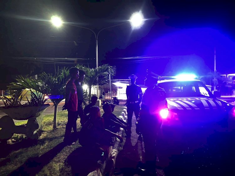 Patroli Lampu Biru Satlantas Polres Sikka Berlangsung Lancar