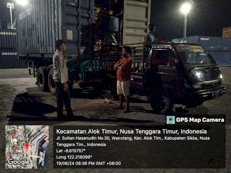 KEGIATAN PATROLI DIALOGIS OLEH PIKET POSPOL KPPP LAUT POLSEK ALOK POLRES SIKKA.