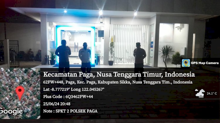 Polsek Paga, Polres Sikka Lakukan Patroli Rutin dan Obvit untuk Jaga Keamanan