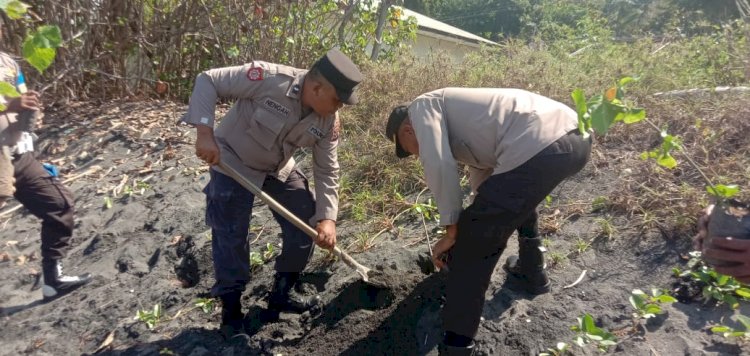 Penanaman Pohon dalam Rangka Peringatan ke-78 Hari Bhayangkara Tahun 2024