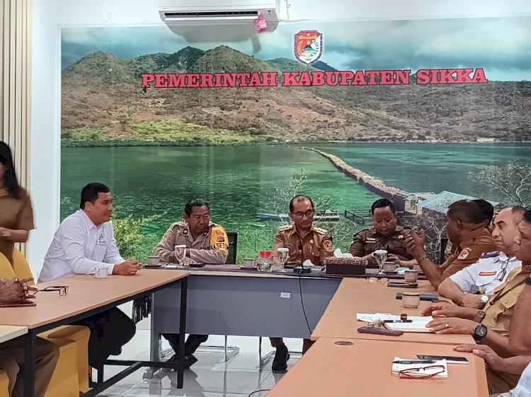 Kabag SDM Polres Sikka Kompol Margono SE Ikuti Rapat Koordinasi Inflasi Pangan Nasional 2024 melalui Zoom