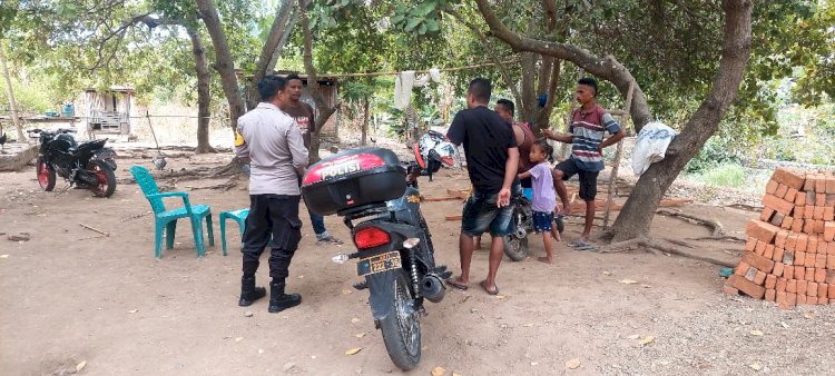 Wujudkan Kamtibmas Yang Kondusif, Bhabinkamtibmas Desa Magepanda Sambangi Warga Binaan