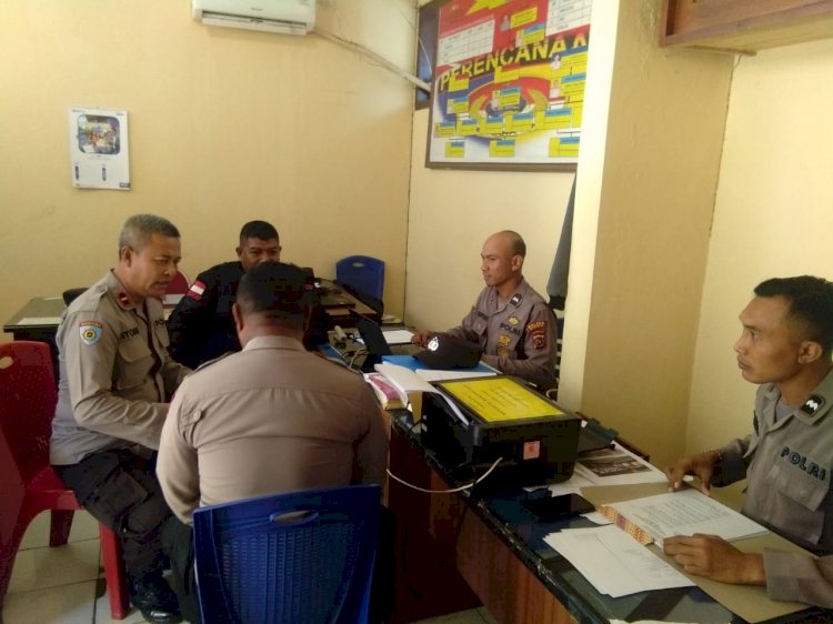 PENGECEKAN DOKUMEN PRA AUDIT ITWASUM POLRI DI POLRES SIKKA