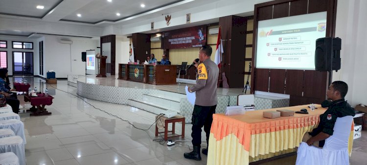 Rapat Koordinasi Persiapan Pemilihan Gubernur dan Wakil Gubernur Nusa Tenggara Timur, Bupati dan Wakil Bupati Sikka Tahun 2024 Berlangsung Sukses