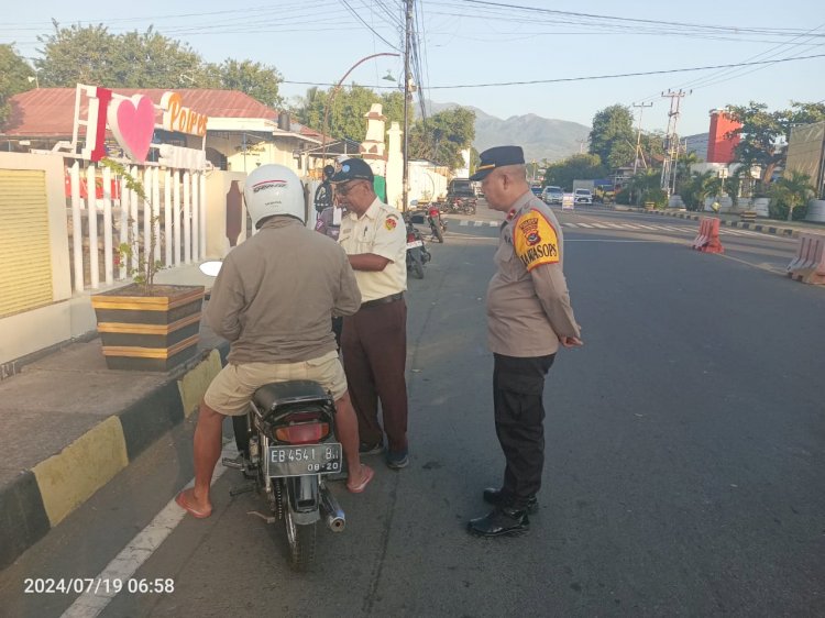 Polres Sikka Gelar Operasi Patuh Turangga 2024, Kasiwas Ipda Nyoman Ariasa Pimpin Langsung Pengawasan