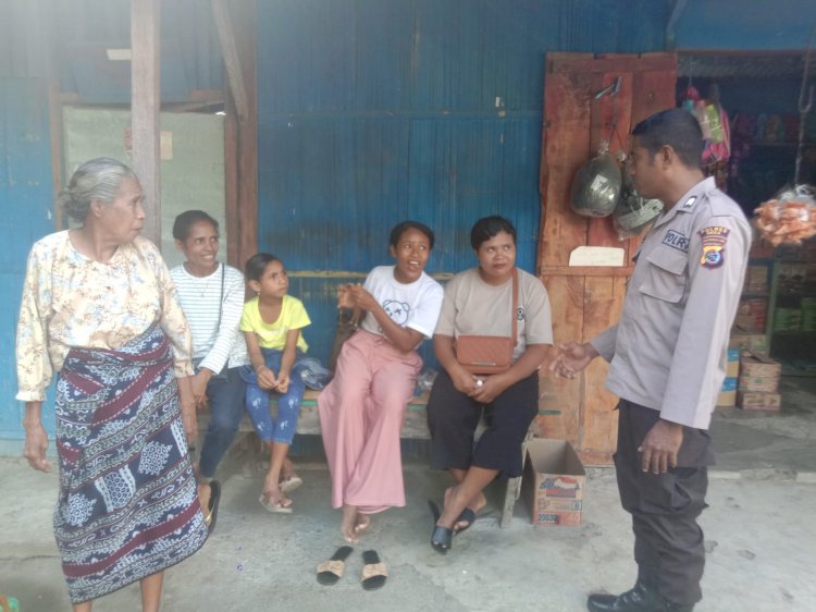 Giat Sambang Bhabinkamtibmas Polsek Lela di Dusun Nanga, Desa Kolidetun: Upaya Menciptakan Lingkungan Aman dan Kondusif