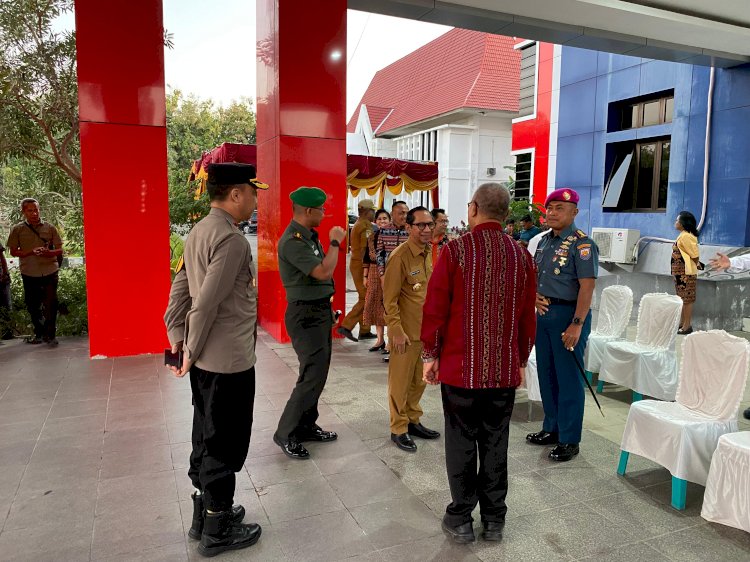 Dukung Perekonomian Rakyat, Pj. Gubernur NTT Hadiri Hari Koperasi Nasional Ke-77 di Sikka : Pengamanan Ketat Oleh Personel Polres Sikka