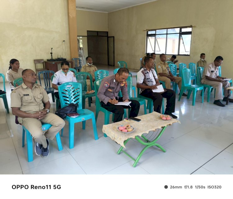 Rapat Pemantapan Perayaan HUT Proklamasi Kemerdekaan RI ke-79 di Kecamatan Talibura