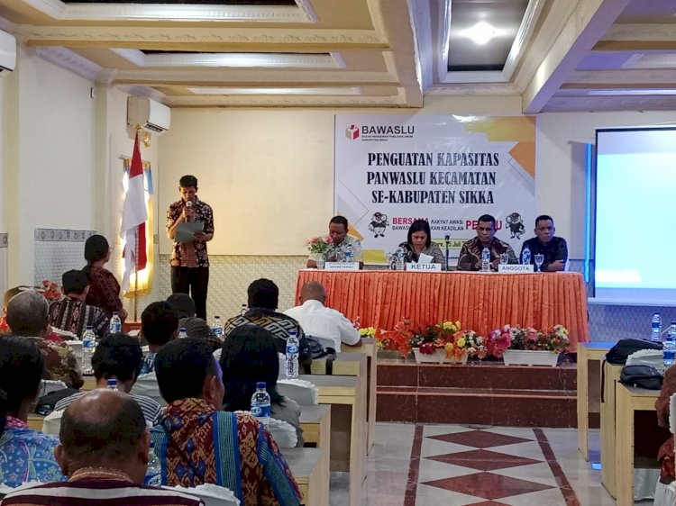 Monitoring Penguatan Kapasitas Panwaslu Kecamatan se-Kabupaten Sikka: Komitmen Bawaslu dalam Menjaga Integritas Pilkada