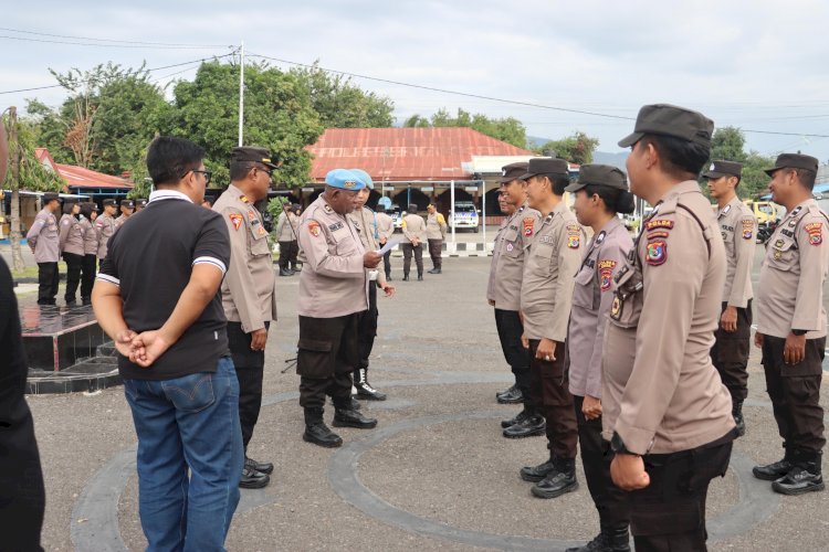 Pelaksanaan Apel Fungsi pada Satuan Kerja di Polres Sikka