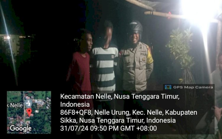 Polsek Nelle Patroli di Desa Nelle Urung Ajak Pemuda Wujudkan Situasi Keamanan yang Kondusif