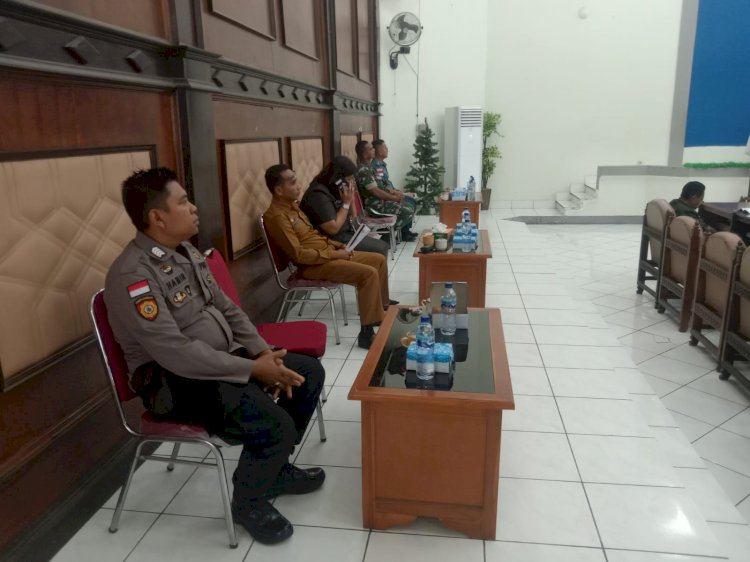 Polres Sikka Hadiri Rapat Paripurna DPRD Bahas KUA-PPAS APBD 2024