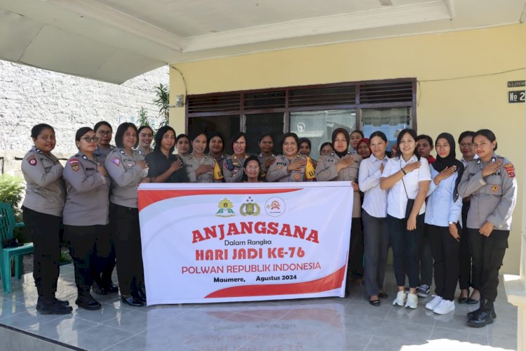 Kegiatan Anjangsana Purn Sersan Kepala A.R. Pandi Detan dalam Rangka Hari Jadi Polwan ke-76