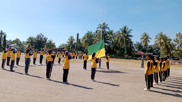 Semangat Kemerdekaan: Latihan PBB Paskibra Kecamatan Paga Siap Sambut HUT RI Ke-79