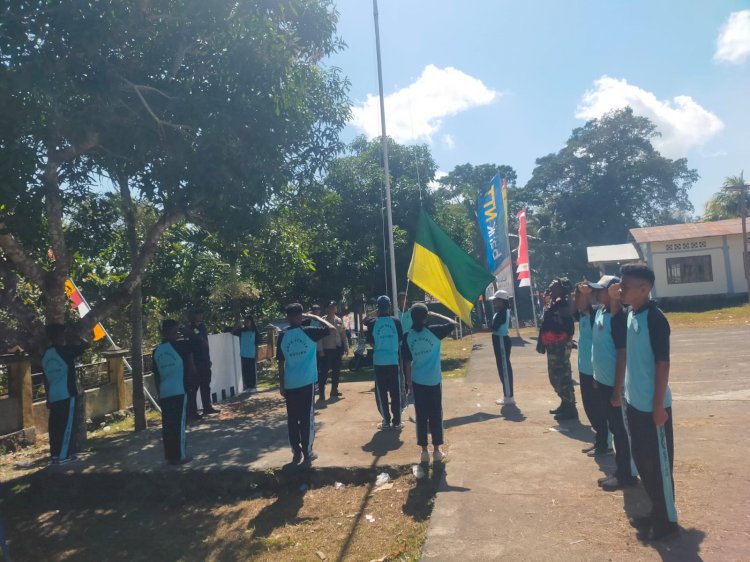 Pelatihan Paskibra Tingkat Kecamatan Koting: Persiapan Upacara HUT RI ke-79 Berjalan Lancar