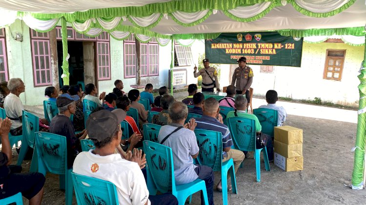 Pendidikan Kamtibmas: Sosialisasi KDRT dan Kekerasan Seksual dnan Dampak Miras di Desa Riit Berjalan Sukses