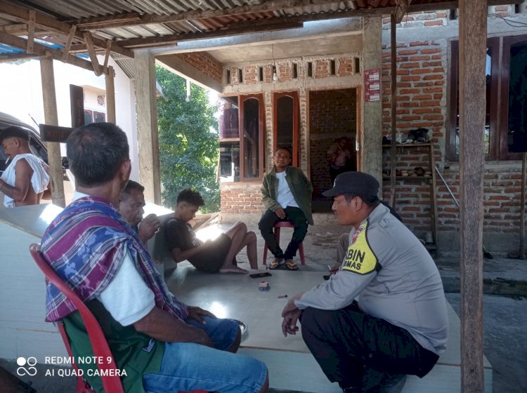 Bhabinkamtibmas Desa Dobo Gelar Patroli Dialogis di Dusun Gera 1 untuk Jaga Kamtibmas Jelang Pilkada