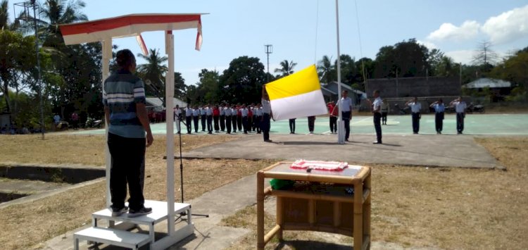 GLADI BERSIH UPACARA MEMPERINGATI HUT KE- 79  KECAMATAN NELLE.