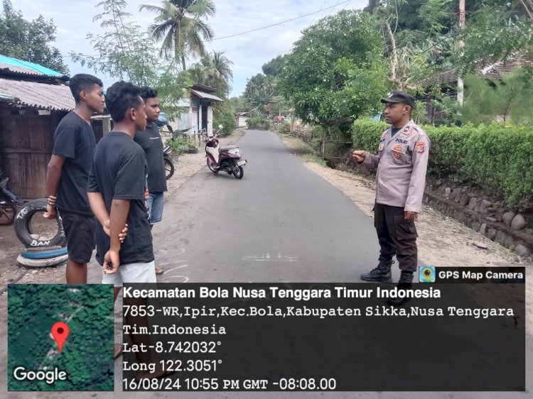 POLSEK BOLA POLRES SIKKA LAKSANAKAN PATROLI RUTIN