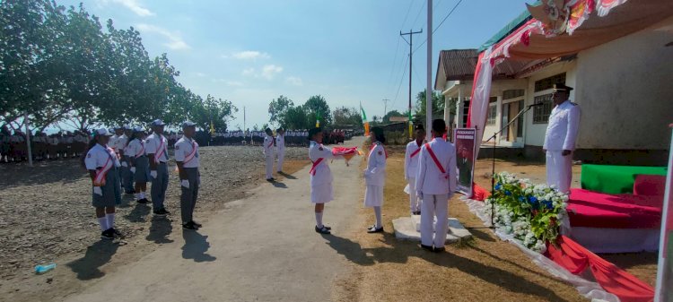 UPACARA PENGIBARAN BENDERA MERAH PUTIH TINGKAT KEC.PALUE