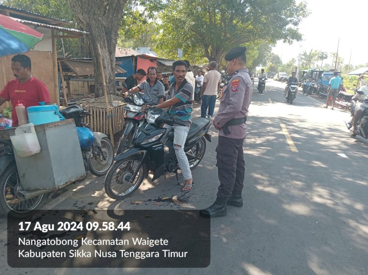 PATROLI OLEH PIKET JAGA REGU II POLSEK WAIGETE - POLRES SIKKA