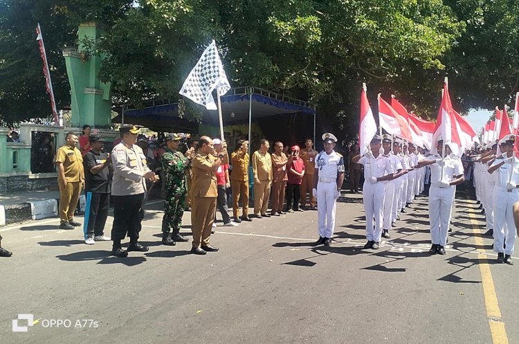 Semarak Karnaval TK/PAUD dan SD Hiasi Peringatan HUT RI ke-79 di Kabupaten Sikka