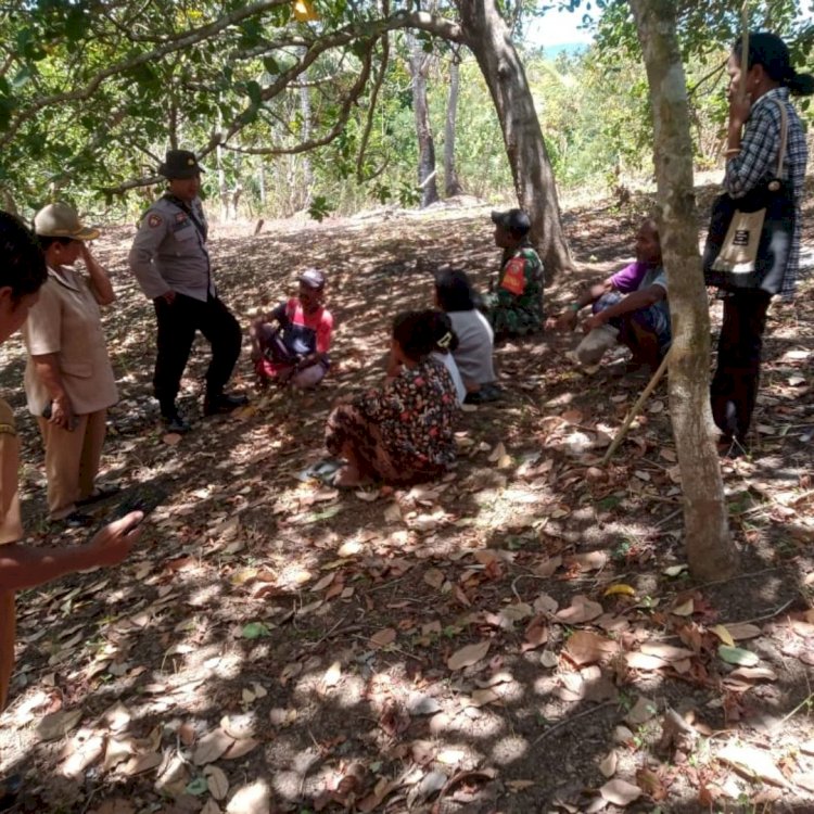 kegiatan Problem Solving Bhabinkamtibmas Desa Paubekor l, Bripka I Nyoman Tri Sukrawan