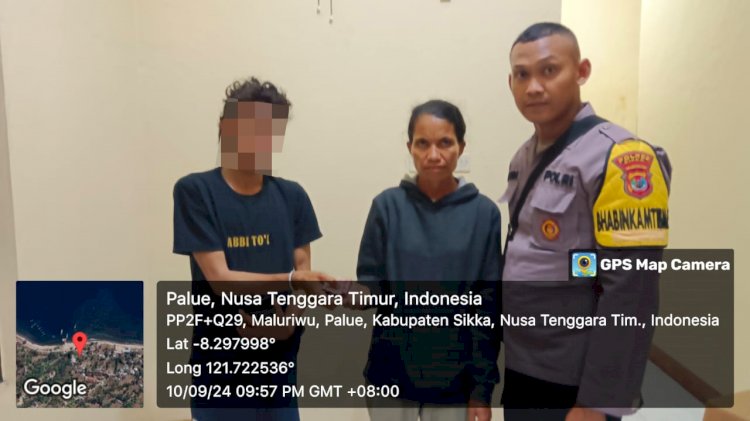 Bhabinkamtibmas Pospol Palue Amankan 3 Orang Pria Yang Diduga Melakukan Penipuan dengan Modus Hipnotis di Kecamatan Palue, Kabupaten Sikka