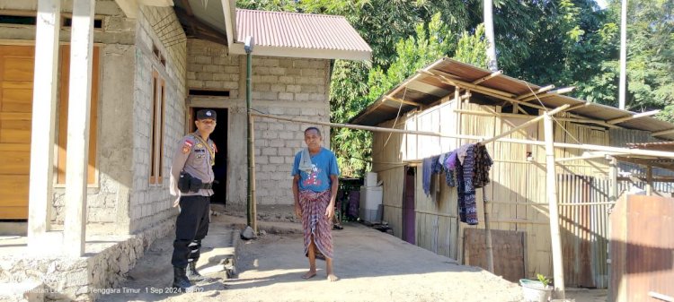 Meningkatkan Patroli dan Sambang Bhabinkamtibmas Polsek Lela Berikan Pesan Kamtibmas